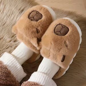 Premium Plush Bear Slippers | Ultra Soft Cozy Indoor Shoes
